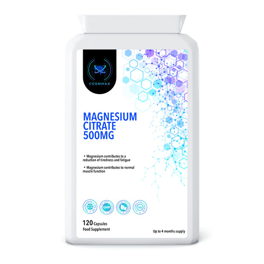 Magnesium Citrate 500mg. 2-4 months supply.