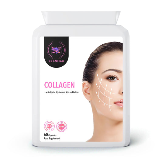 Collagen with Biotin, Hyaluronic Acid and Iodine - 1 month supply.