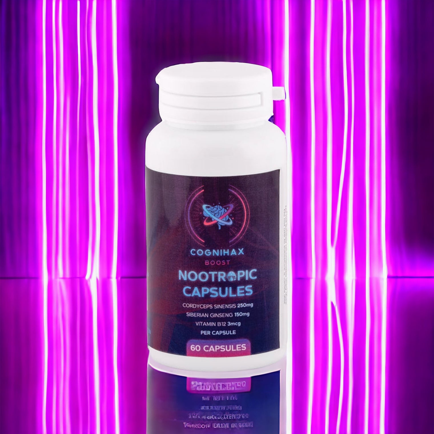 NOOTROPICS CAPSULES cordyceps and ginseng